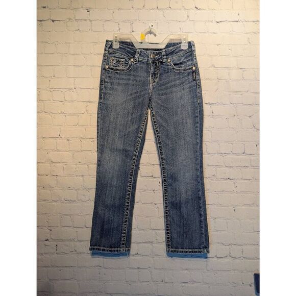 Silver Jeans Denim - Silver Suki Capri jeans size 26 *